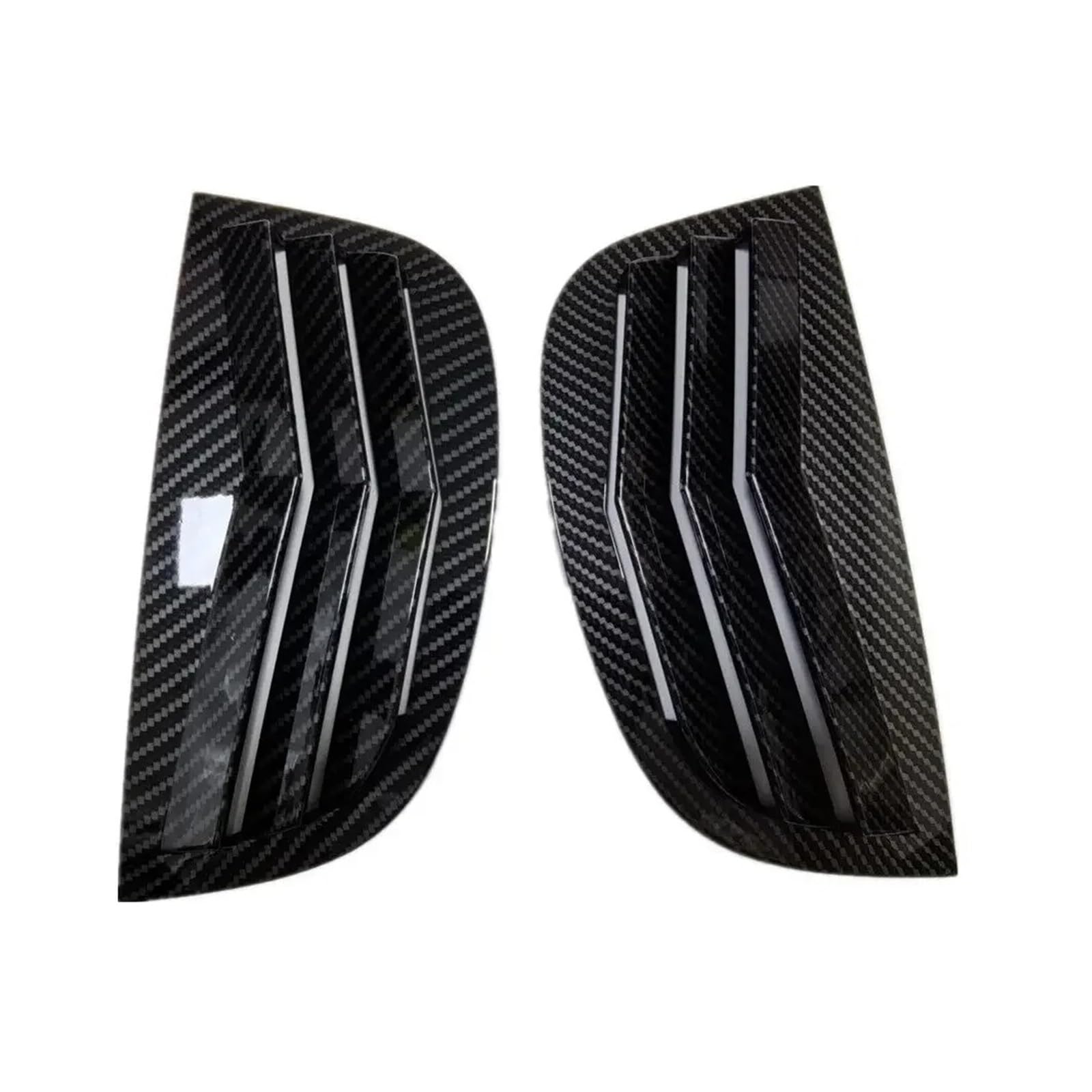 Spoiler Posteriore Per Peugeot 208 2018 2019 2020 2021 2022 2023 2024 Auto Posteriore Persiana Finestra Laterale Copertura Adesivo Vent Scoop Carbonio ABS Spoiler Sul Tetto(Gloss Black)