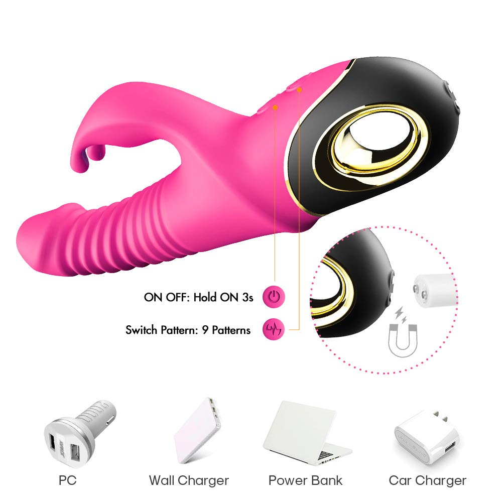 Vibratoreper Donna Professionale Clotoride Grandi Sex Toys Vibratoriper Donne Stimolatore per Clitoride Punto G Squirting Vibratore Rabbit Vibratori Donne 10 Modo Sexytoysys Donna Coppia