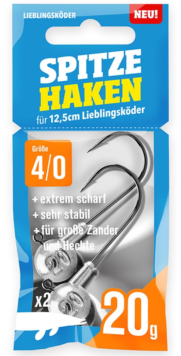 Lieblingsköder Jighaken Jigköpfe – für Gummiköder zum Spinnfischen