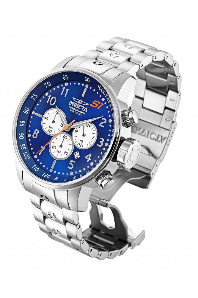 Invicta S1 Rally - Reloj de cuarzo para hombre, acero inoxidable, 48 mm
