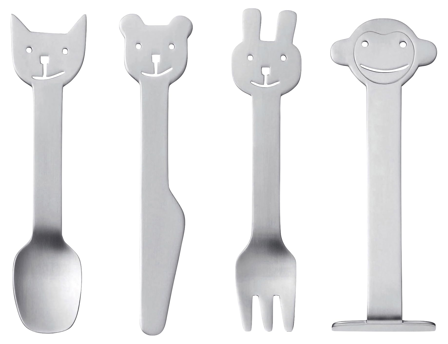 Gense Animal Friends Kinderbesteck 4 Teilen Matter Stahl