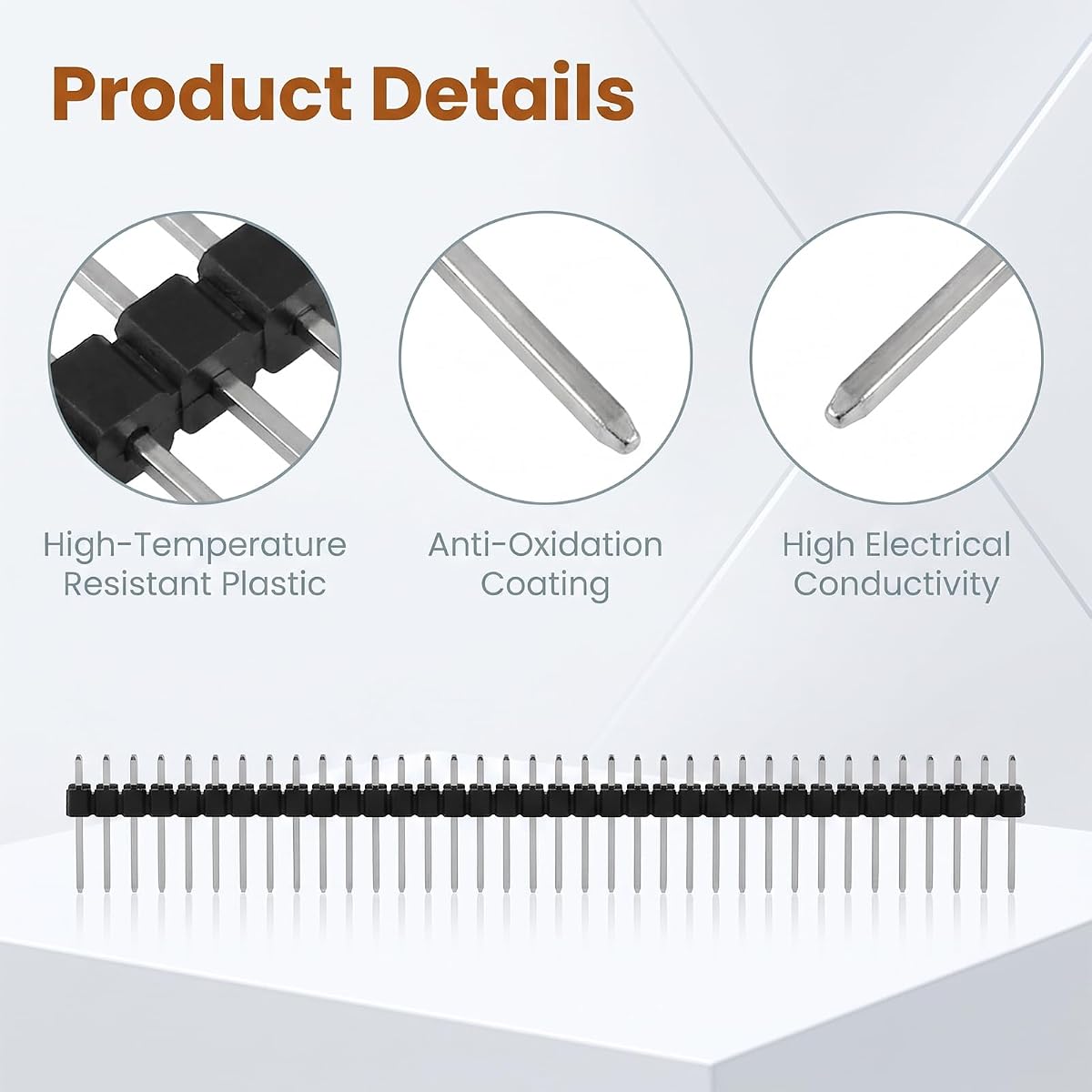 Amaxiu 20 sztuk 2,54 mm Breakaway Platine 40 Pin Header