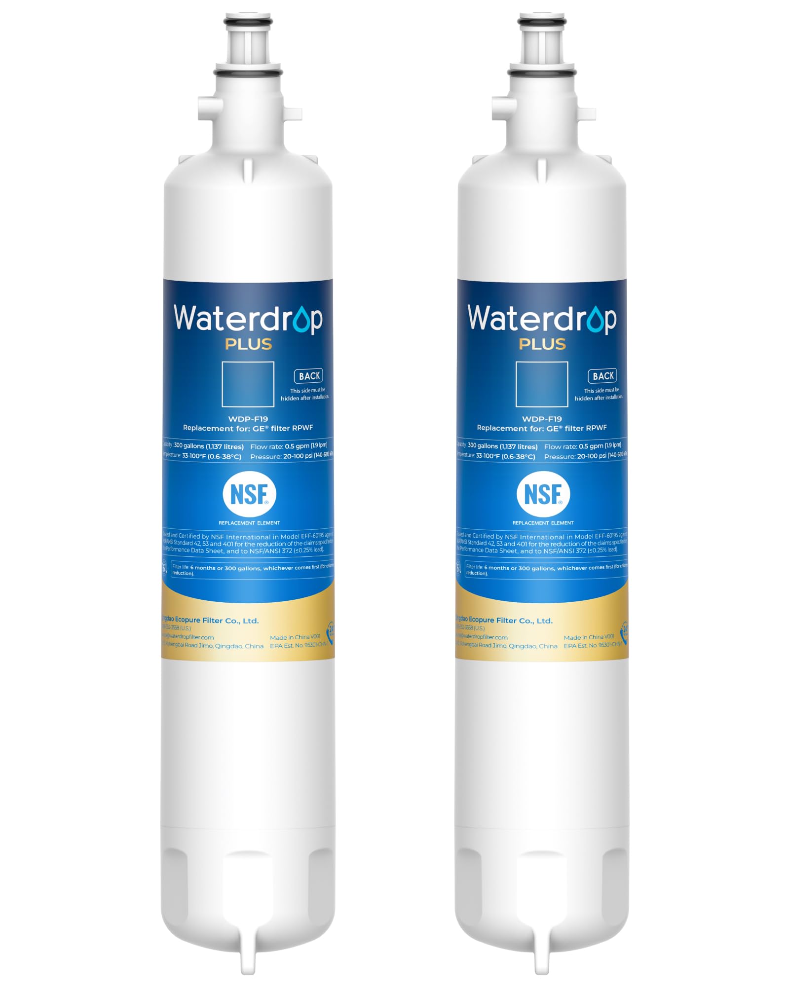 Waterdrop MPF15350 Replacement Refrigerator Water Filter