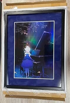 ブルーアーカイブ　額装イラスト「陽ひらく彼女たちの小夜曲」(オーロラ加工) Amazon.co.jp: 額装イラスト「陽ひらく彼女たちの小夜曲