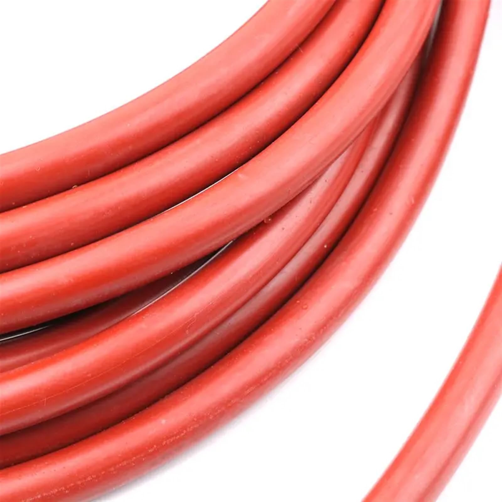 Tubo Gasolina Moto Tubo de Silicona roja de 1 m, Manguera de Goma Flexible de 3 a 50 mm, línea de Bomba de Aire Resistente al Calor y Engrosada(50 x 60mm)