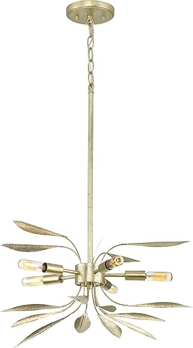 Miniatura 5 de Progress Lighting P350210-168 Mariposa - Accesorio para iluminación (3.3 x 7.9 x 7.9in), color dorado