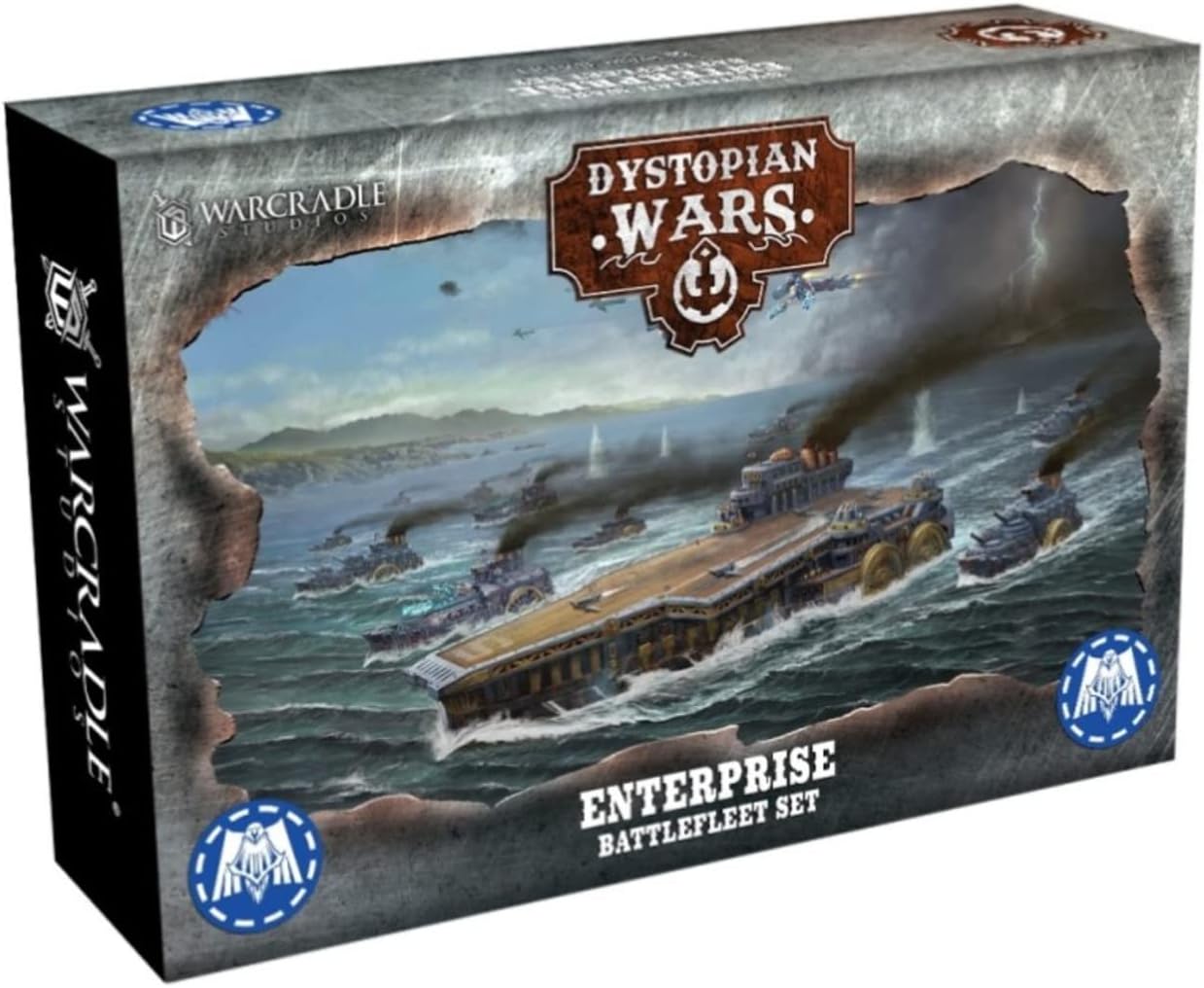 Warcradle Studios Dystopian Wars: Union - Enterprise Battlefleet Set