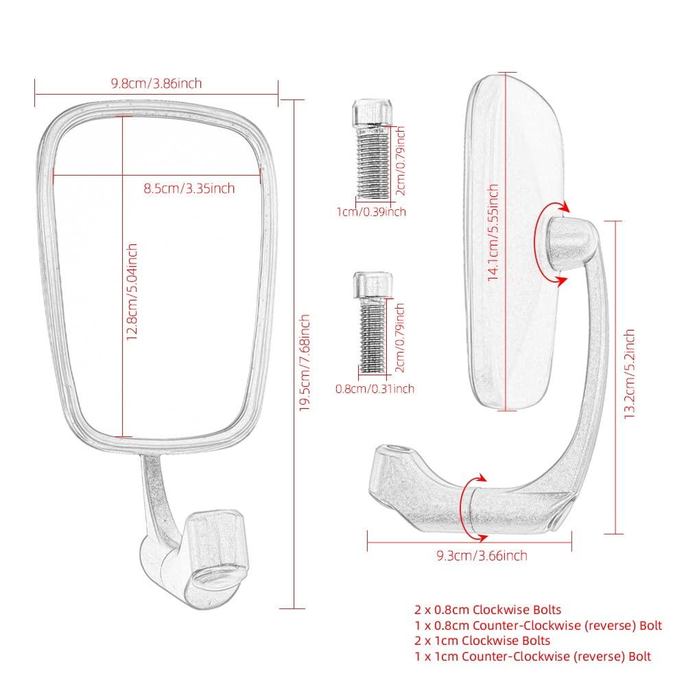 COMPATIBILE CON KAWASAKI VN 1700 CLASSIC COPPIA SPECCHI DA MANUBRIO PER MOTO FAR SPECCHIETTI UNIVERSALI RETROVISORE NERO DX+SX+KIT MONTAGGIO M.8 FILETTO DX-SX 10X1,25 OMOLOGATI CAFE
