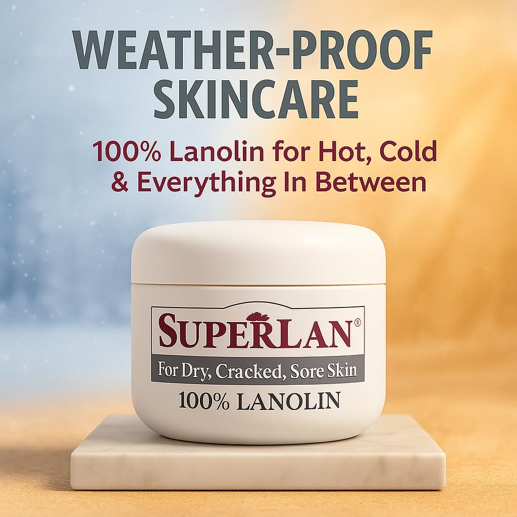 Lanolin Nipple Cream 1 Oz - 100% Organic Nipple Cream Lanolin - Body & Face Moisturizer for Eczema, Psoriasis & Severe Dry Skin - Ultra Hydrating & Soothing Skin Moisturizer for Hot & Cold Weather - Image 5
