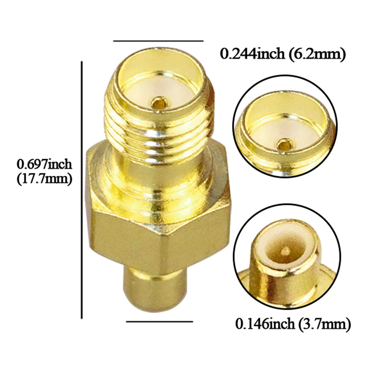 Cavo Coda Di Maiale Cavo Coassiale RG316 SMA Maschio-maschio Da 1 Piede - Per Antenne, Radio E Applicazioni RF Cavo SMA Maschio A SMA Maschio 1 Piede - Foto 5
