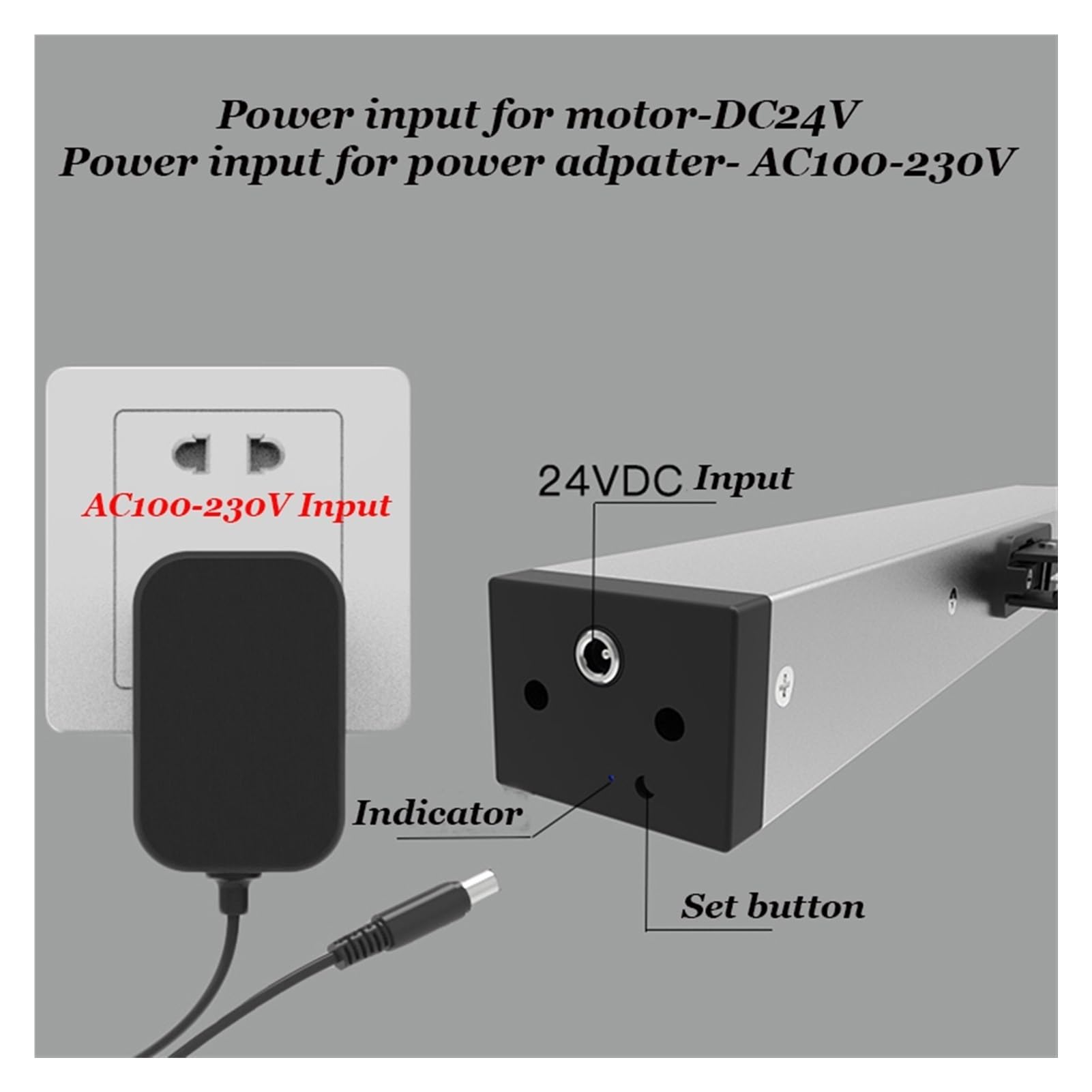 Zestaw do elektrycznego otwierania bramy, Smart Window Otwieracz Alexa Google Assistant Voice Control Set Otwarte Otwórz Elektryczne Skylight Pusher Villa Automation,Automatyczne otwieranie drzwi(Kit