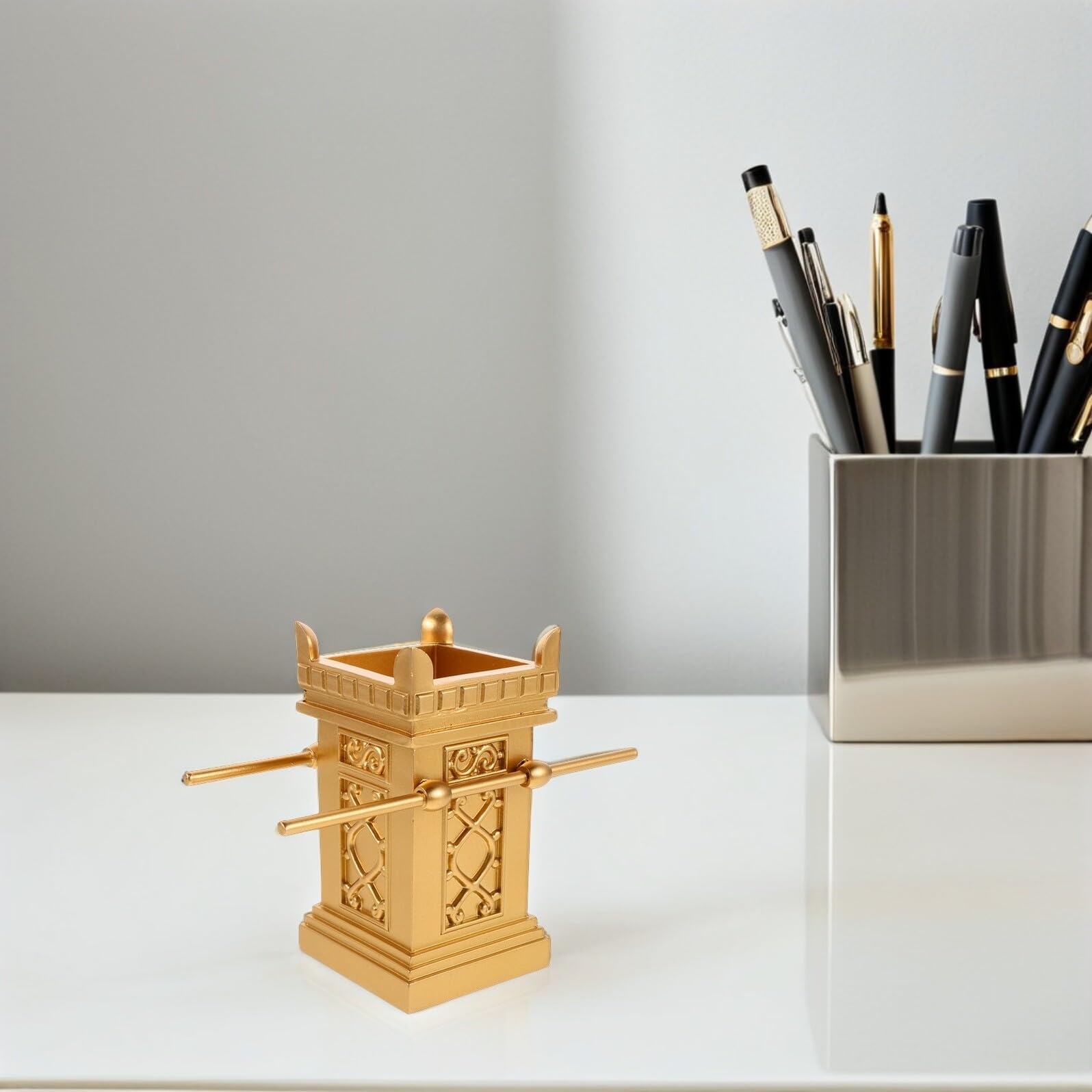 Gedenkfigur für Gebet Tischdekoration aus Kunstharz Miniatur Altarschmuck für Tempel und Heilige Altäre