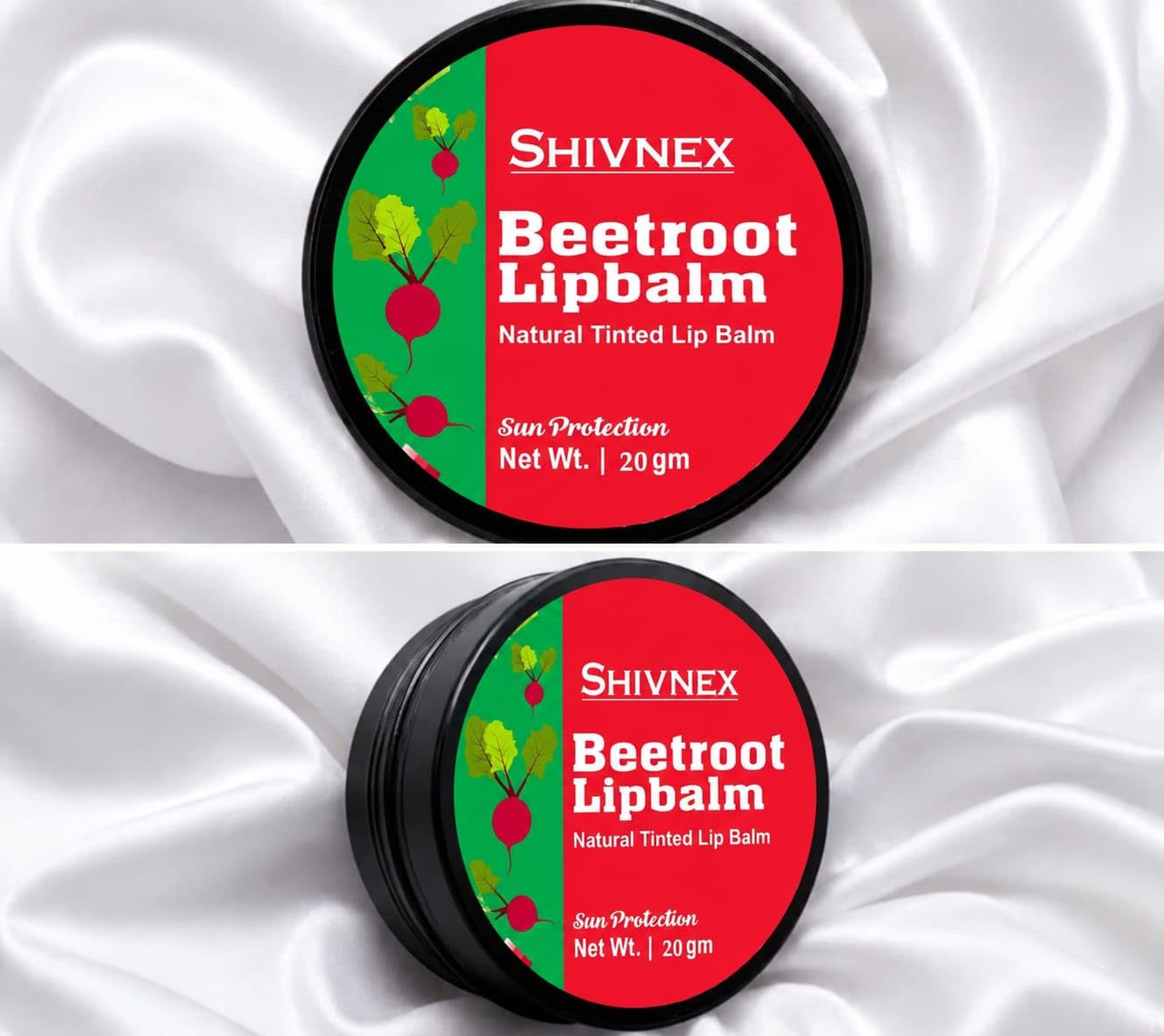 Beetroot Lip Balm | Natural Lip Care for Dry & Chapped Lips | Moisturizing Lip Balm for Pigmented Lip (pack 2) shivnex-picture-39