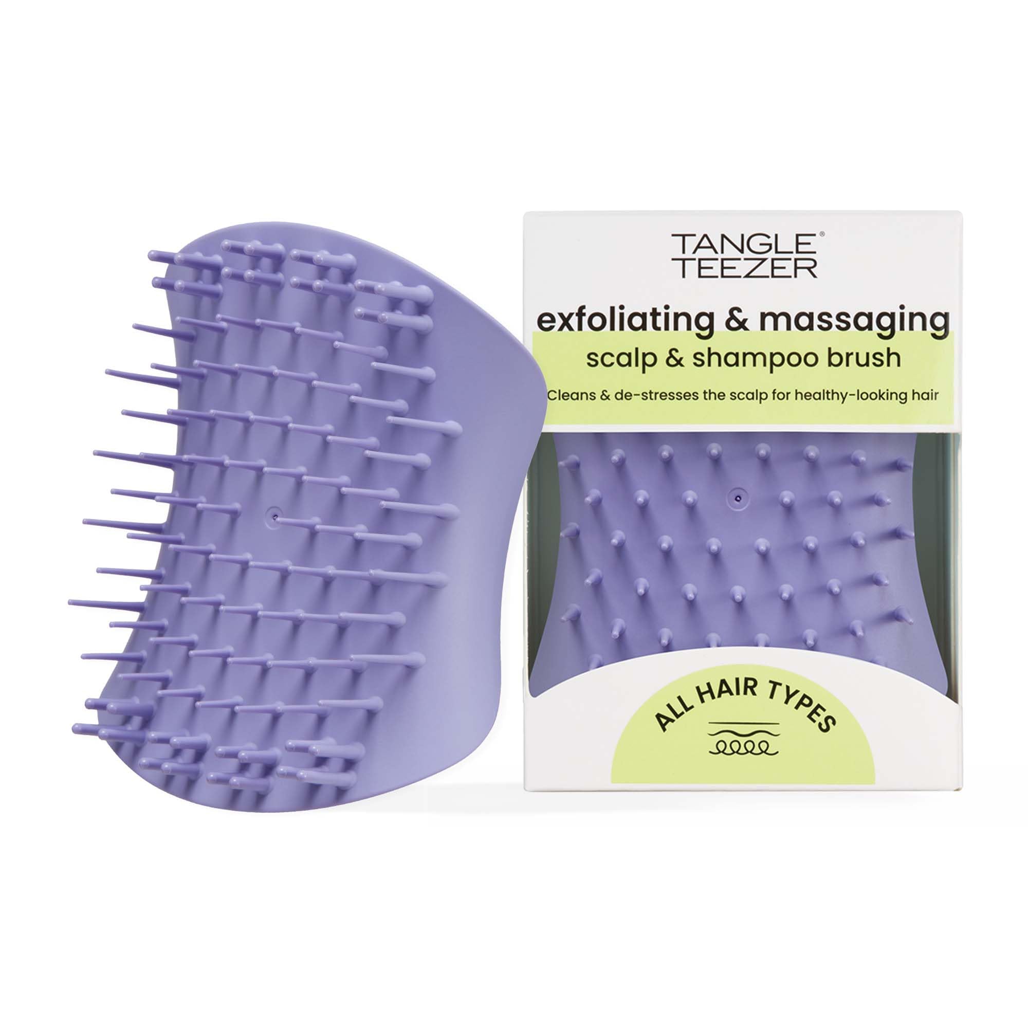 Tangle Teezer Spazzola Esfoliante per Cuoio Capelluto Lilla