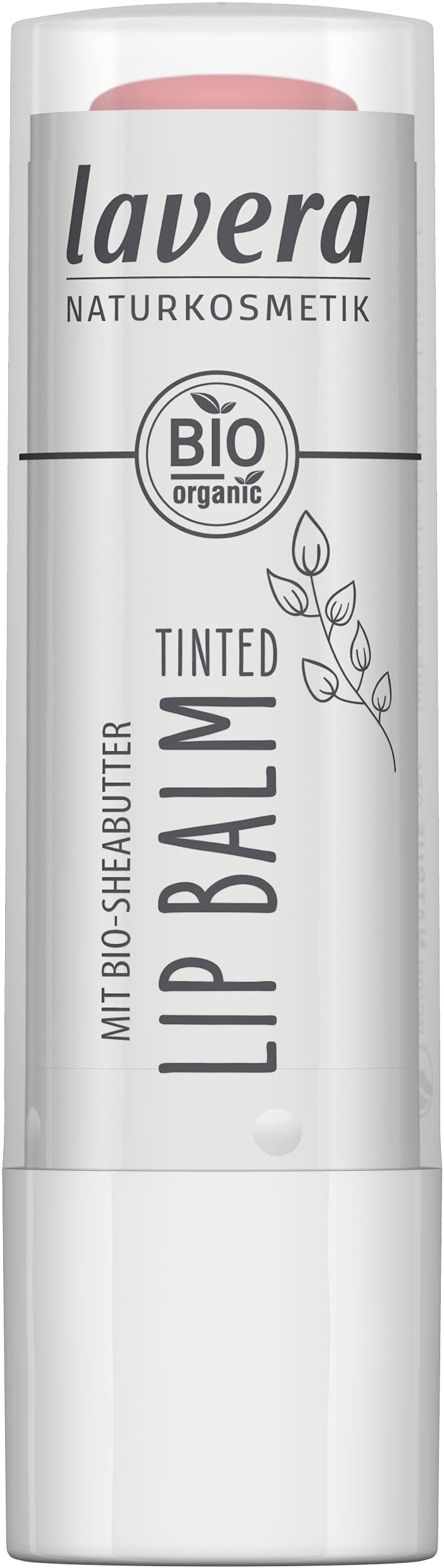 LAVERA Fresh Peach Tinted Lip Balm, 4.5 GR