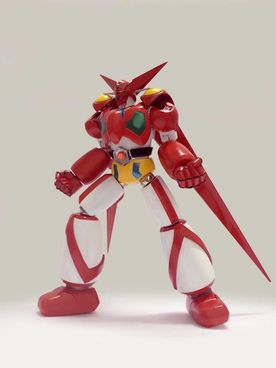 ダイナマイトアクションシリーズNo.１０　新ゲッター1メタリックレッドバージョン Amazon.co.jp: ダイナマイトアクション! NO.10 新ゲッターロボ