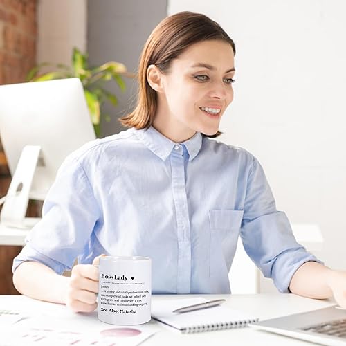 Miniatura 3 de Regalos para jefa, taza personalizada para jefa, día del jefe, cumpleaños, Navidad, despedida de despedida, regalos de jubilación para mujer jefa,