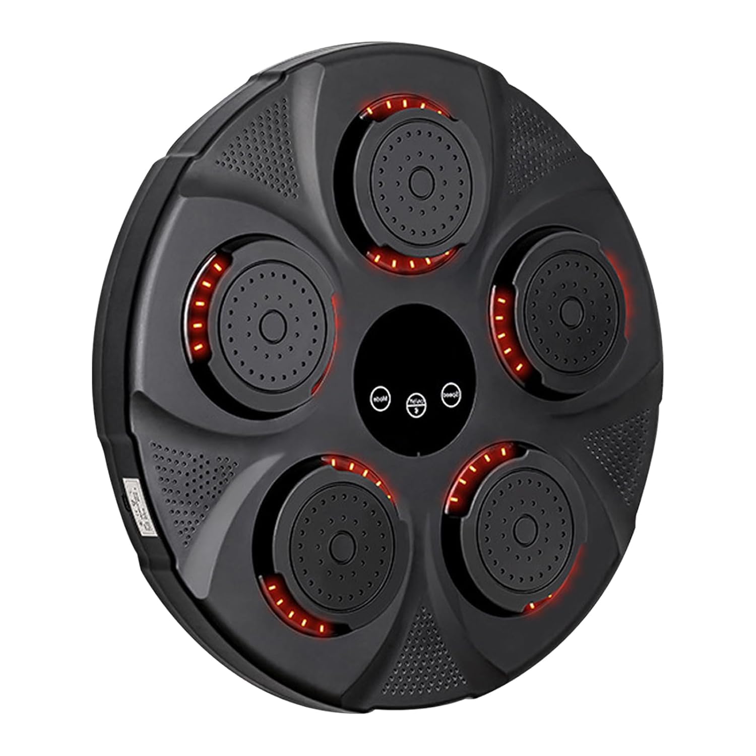 Drumstone 𝟭𝟱 𝗬𝗲𝗮𝗿𝘀 𝗪𝗮𝗿𝗿𝗮𝗻𝘁𝘆 LED Wall-Mounted Music Boxing Machine, Bluetooth Speaker, USB Rechargeable Punching Target with Lights for Boxing Fitness Workouts.