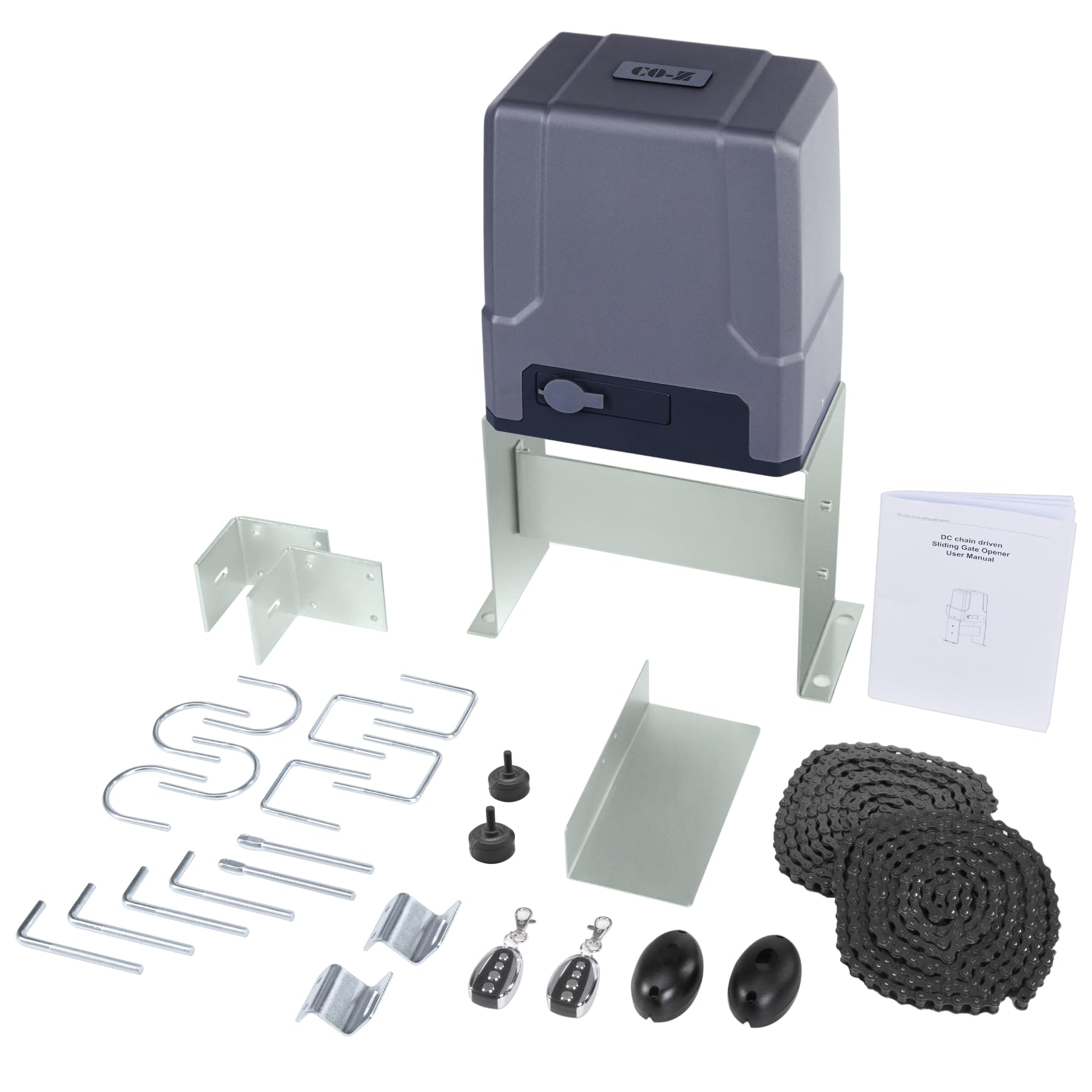 Buy COZ Automatic Sliding Gate Opener 3300 LBS with 2 Remote Controls