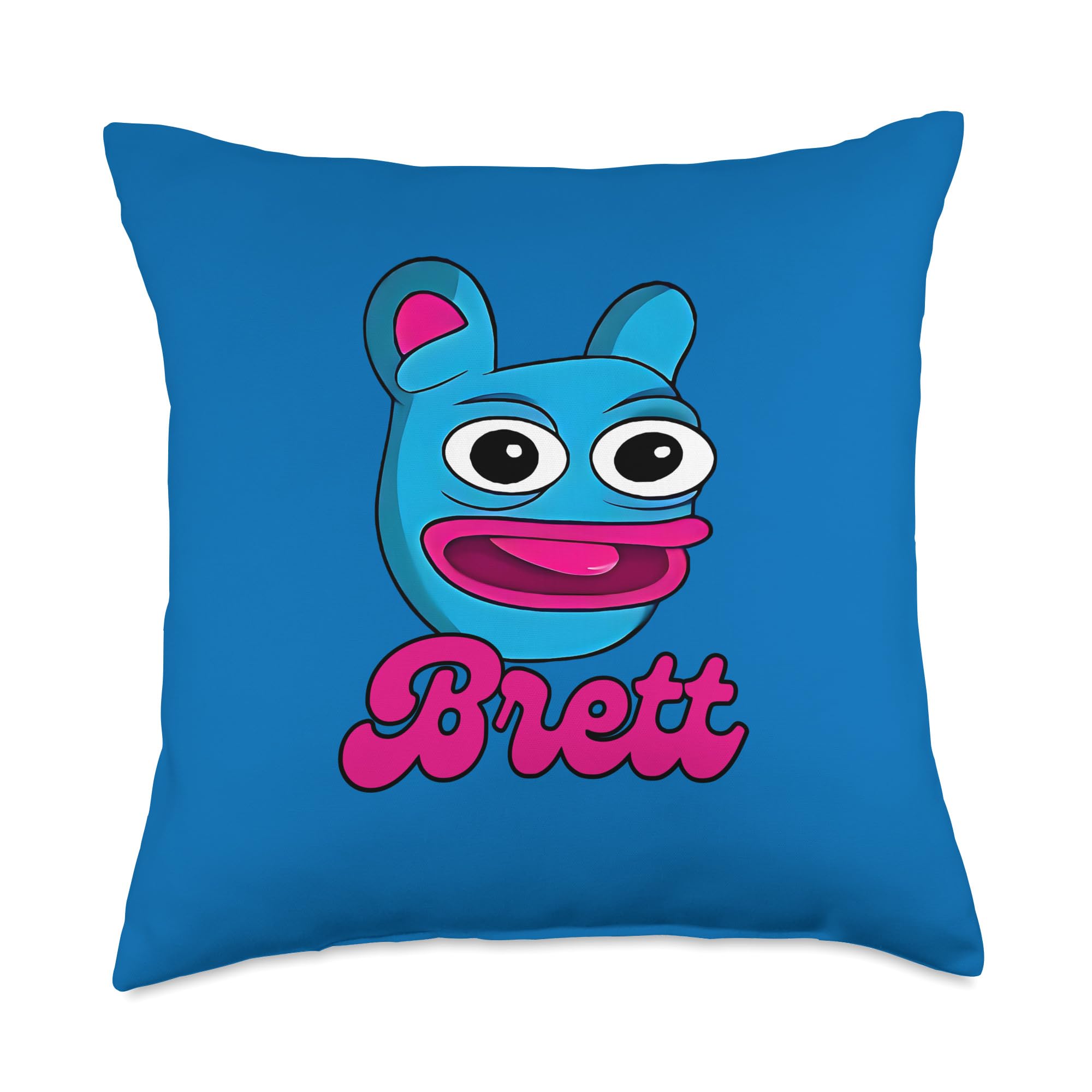 Amazon.com: Brett Coin: The Based Meme Coin Revolution Throw Pillow : Home  & Kitchen