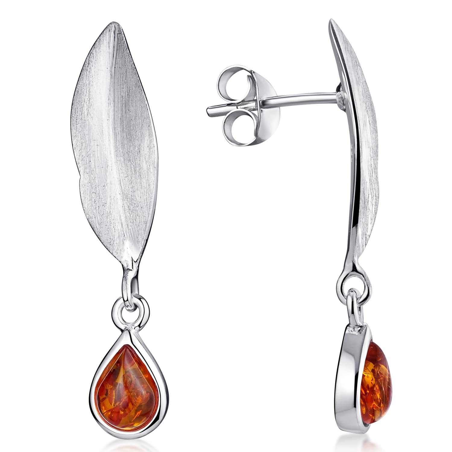 Orecchini Triquetra In Argento 925 Rodio Opaco Orecchini In Argento