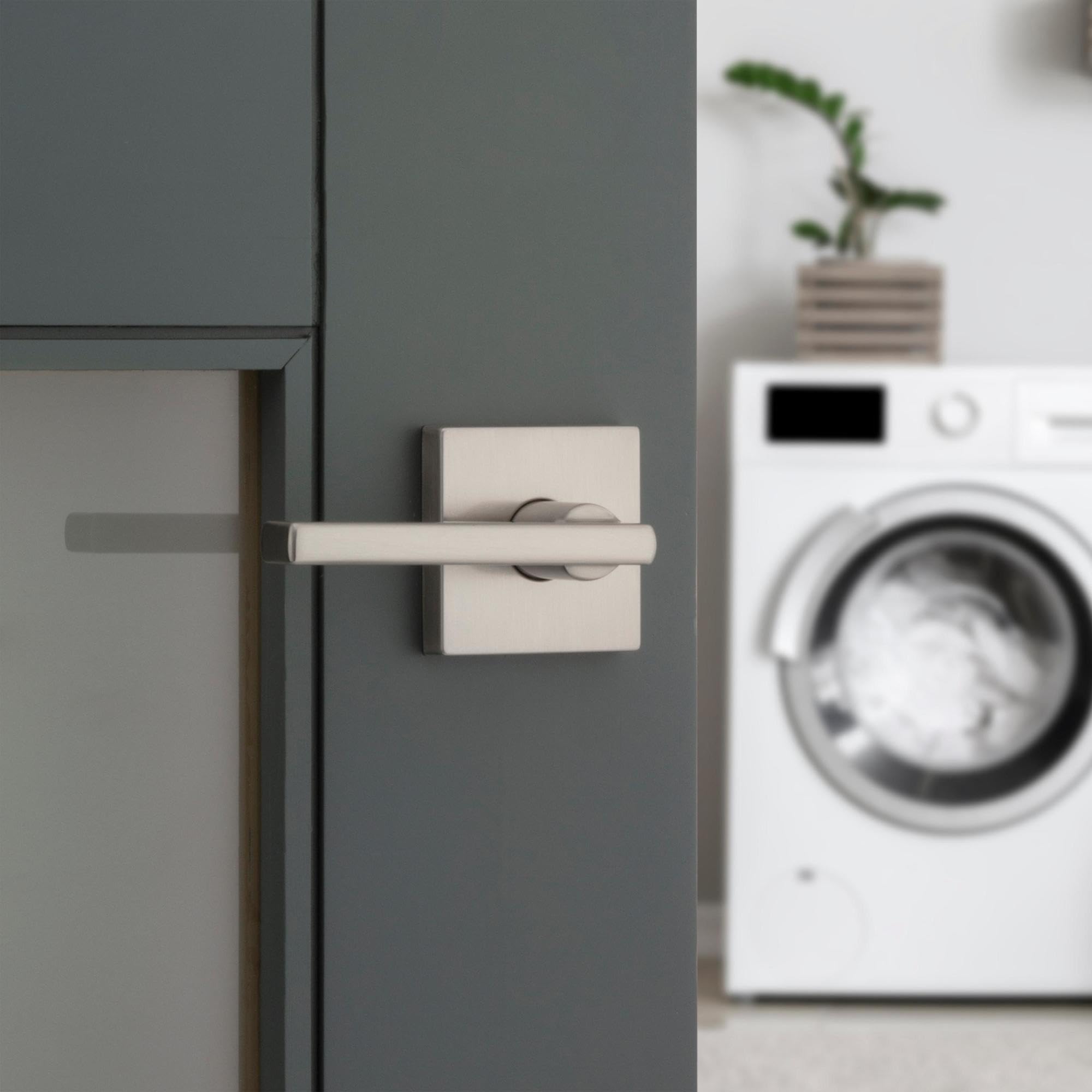 Kwikset 720HFLSQT-26D Halifax Lever with Square Rose Passage Door