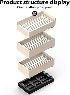 THE WHITE SHOP 4 PCS Furniture Risers, Bed/Sofa/Desk/Table/Chair Leg/Fridge Lifts, Rectangle Adjustable Risers Blocks for Extenders, Heavy Duty Supports Up to 1300 Lbs, Apricot-Rectangle (18 * 9)