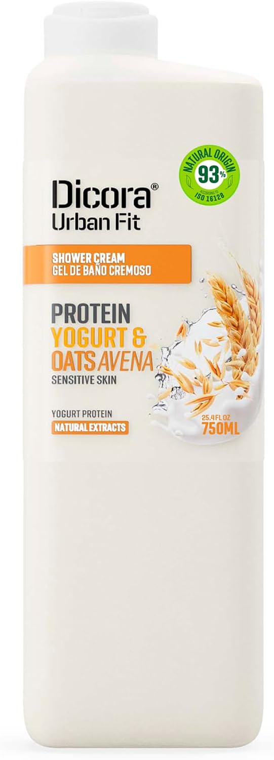 Dicora Urban Fit 750 ml Żel do kąpieli Proteins Jogurt & Owies