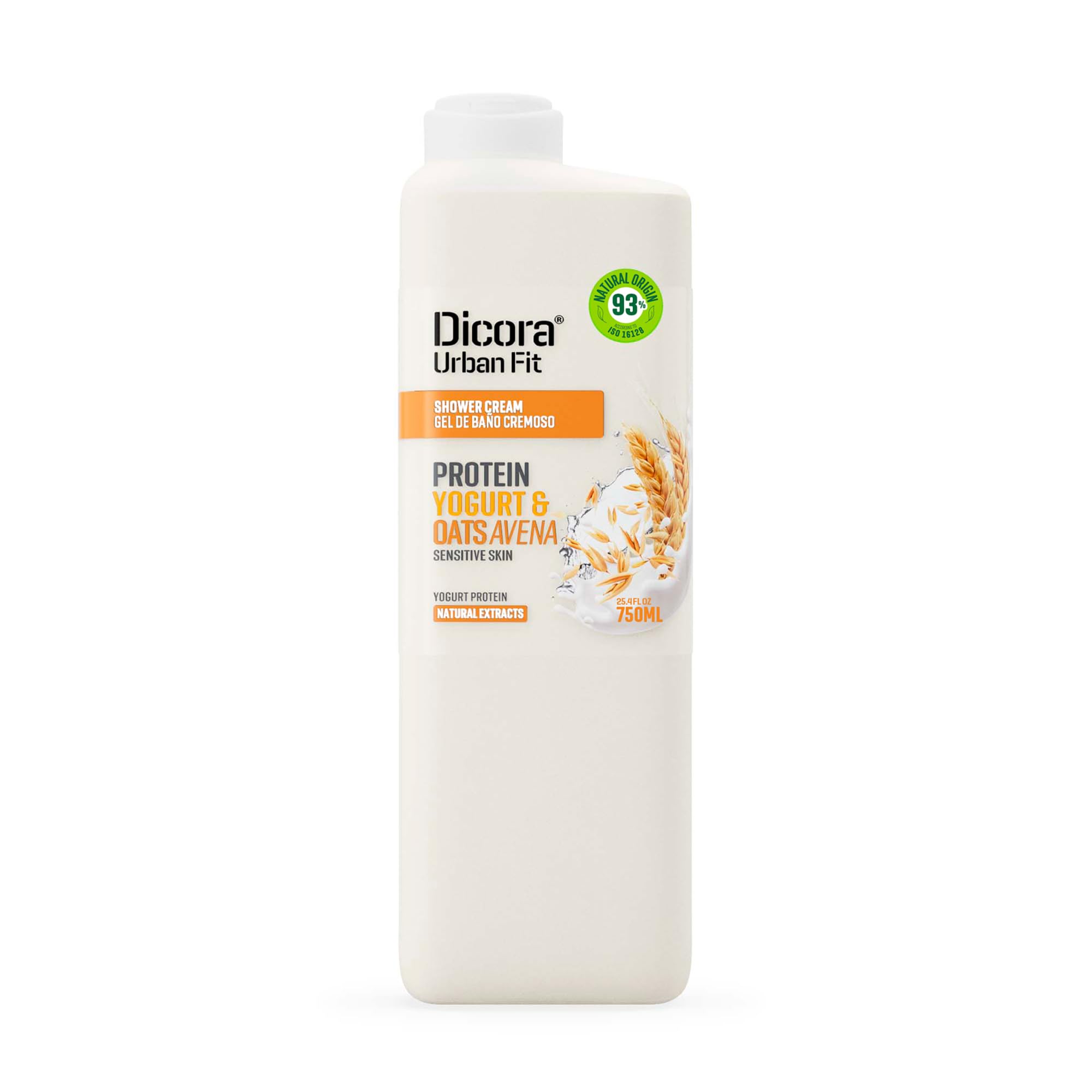 Dicora Urban Fit Gel de Baño Proteins Yogurt & Avena 750 ml
