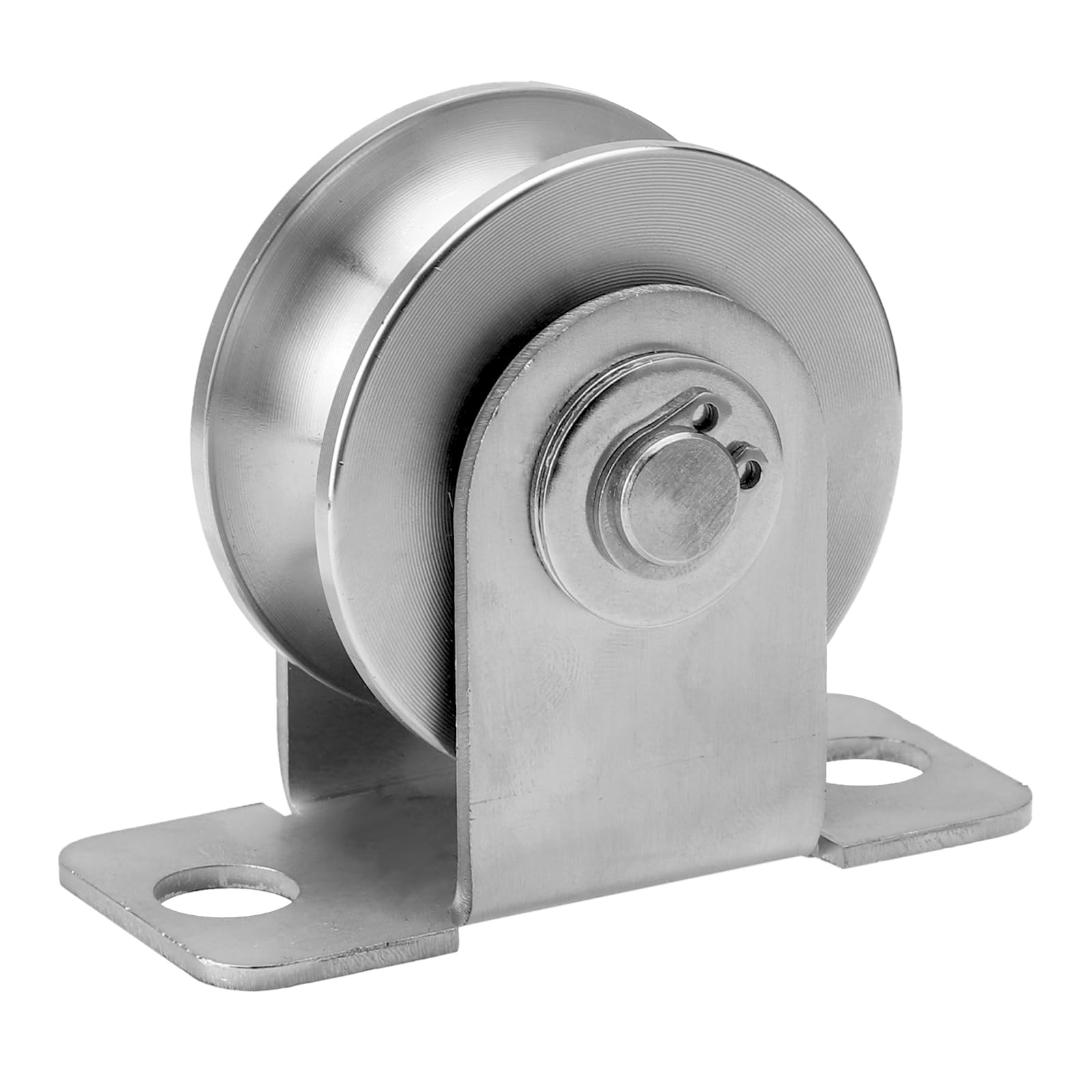 Sprenger katrol met kogellager en beugel 50 mm touwmaat 12 mm RVS-304