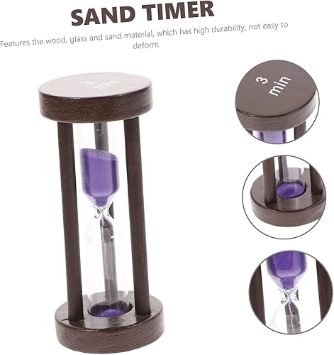 Miniatura 6 de DOITOOL Minute Sand Timer - Temporizador de cepillado de reloj de arena para niños y niñas para cepillado de dientes al azar