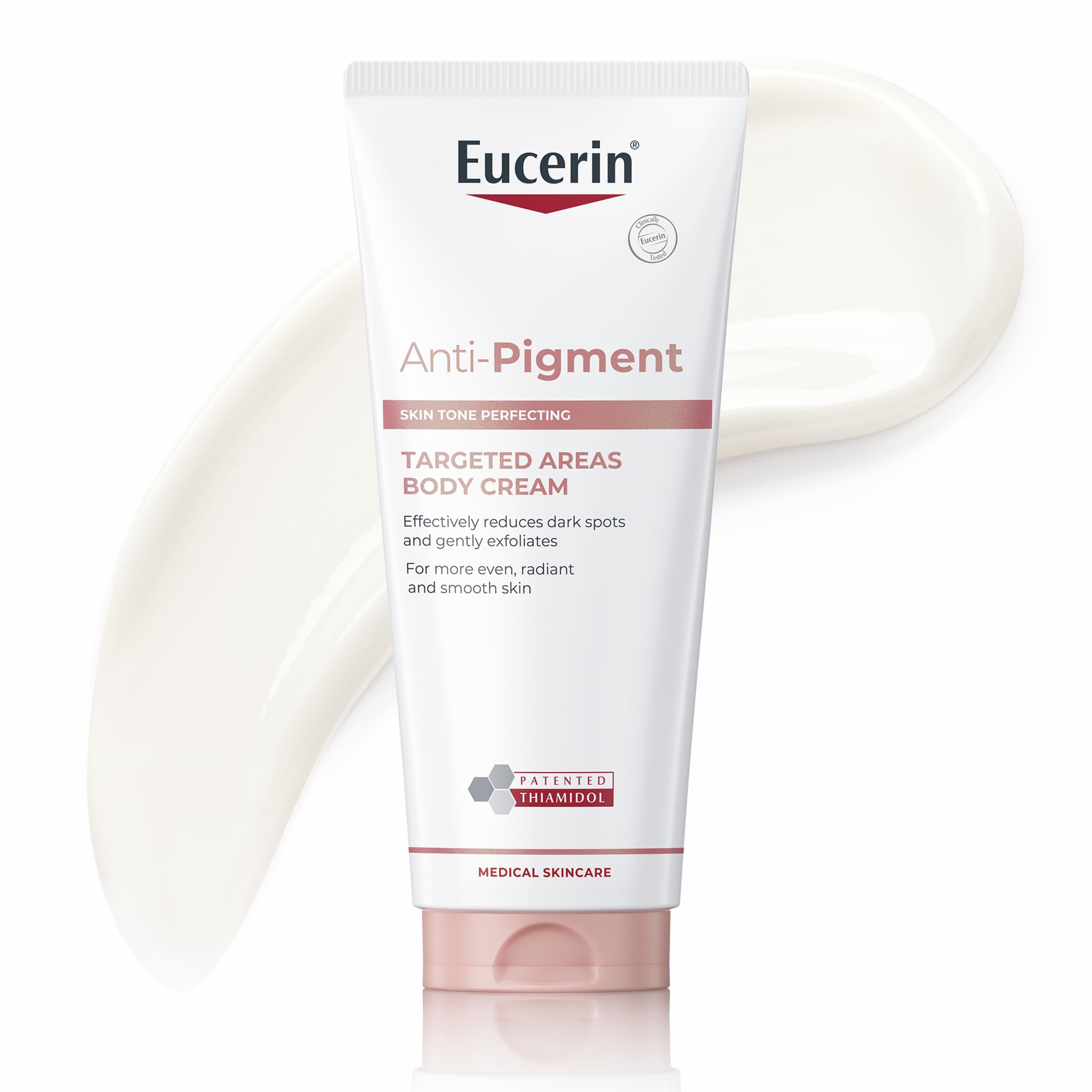 Eucerin Anti-Pigment Targeted Areas Body Cream 200ml, Exfoliating and Regenerating Body Skincare with Thiamidol, Nourishing Cream for Treatment of Hyperpigmentation