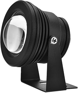 Submersible Led Light, 12v Pond Light, qiilu 10w 12v RGB led Waterproof Spotlight 12V 10W RGB LED Waterproof Underwater Spotlight Night Light Lamp for Aquarium Garden Fish Pool Pond Party