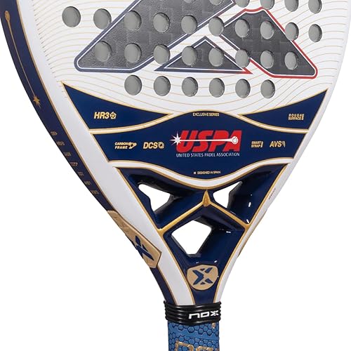 Miniatura 6 de Pala Padel Attack USPA 12K Edición exclusiva 2025  Pala Padel oficial NOX USPA Circuit  Carbono de 12 quilates y forma de diamante  Potente núcleo