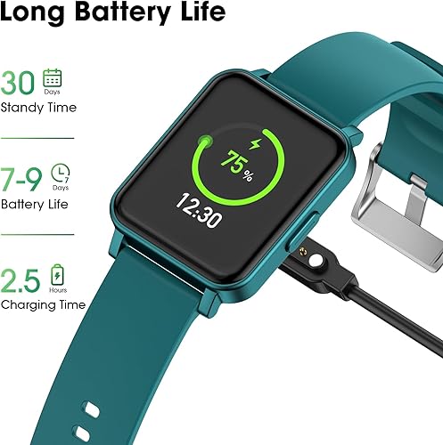 Miniatura 6 de Fitness Tracker, Fitness Watch with Blood Oxygen, Heart Rate Monitor, Steps Calories Counter, Sleep Monitor, Pedometer IP68 Waterproof, Smart Watch