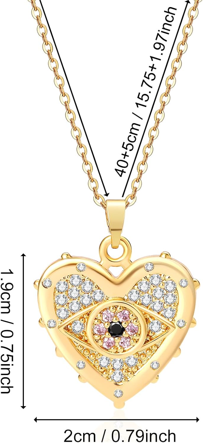 Gold Plated Zirconia Birthstone Necklace for Women, Waterproof Non-Tarnish Jewelry, Perfect for Birthday, Valentine's Day, Mother's Day, Christmas, Thanksgiving Gifts