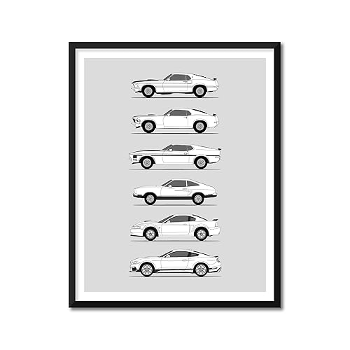 Miniatura 10 de Handmade Poster compatible with Ford Focus RS Generations Print Wall Art Handmade Decor the Ford Focus RS (8x10" Print (Unframed), Satin Paper)