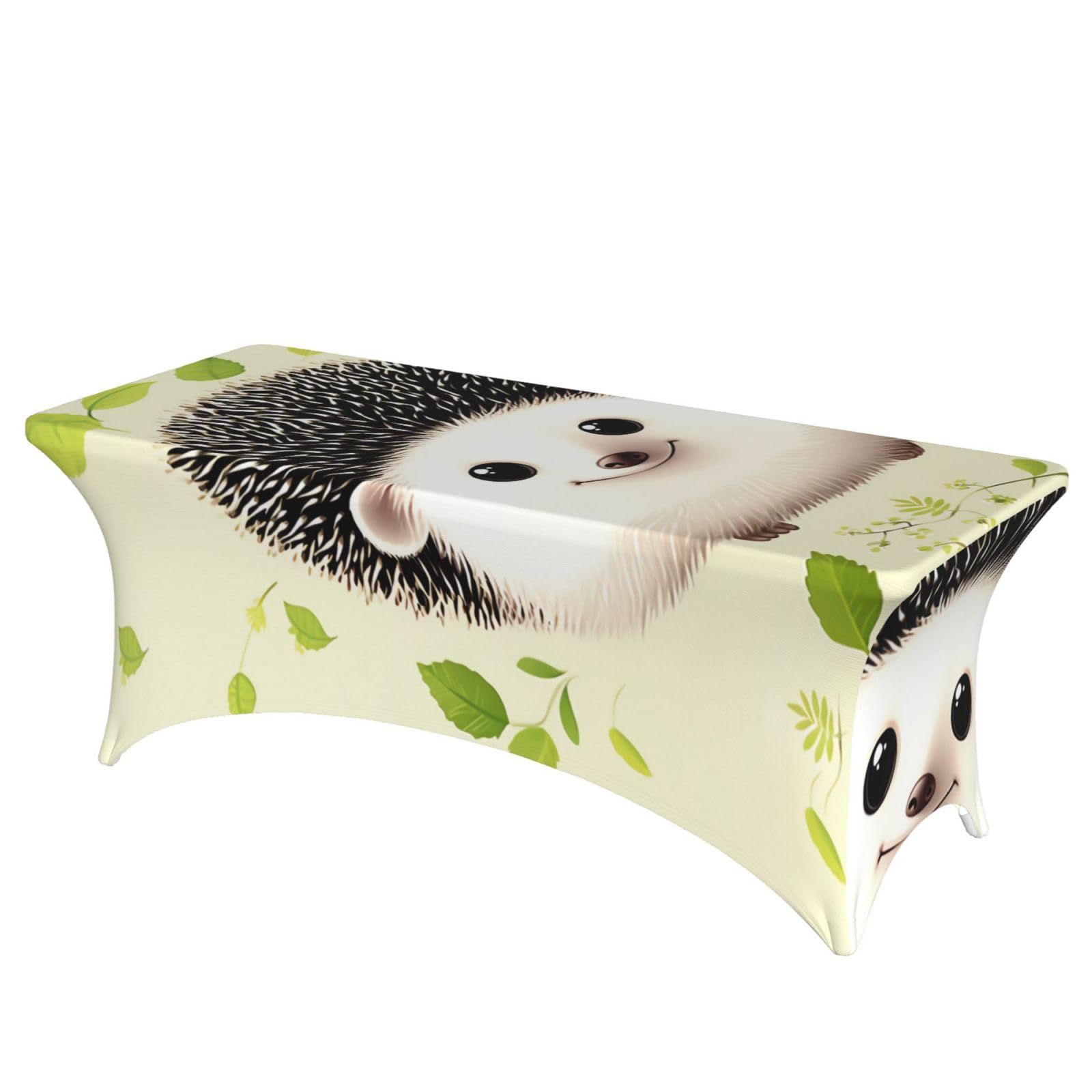 Nappe hérisson en élasthanne lavable et infroissable pour table stretch 1,8m