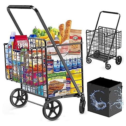 What is a cart for moving hotel luggage 455lbs Large Shopping Cart on Wheels