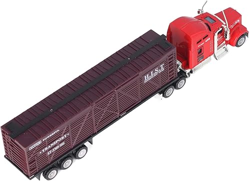 Alomejor Modelo de camión de transporte, juguete modelo de camión de tracción 1:65 para niños (tipo 2)