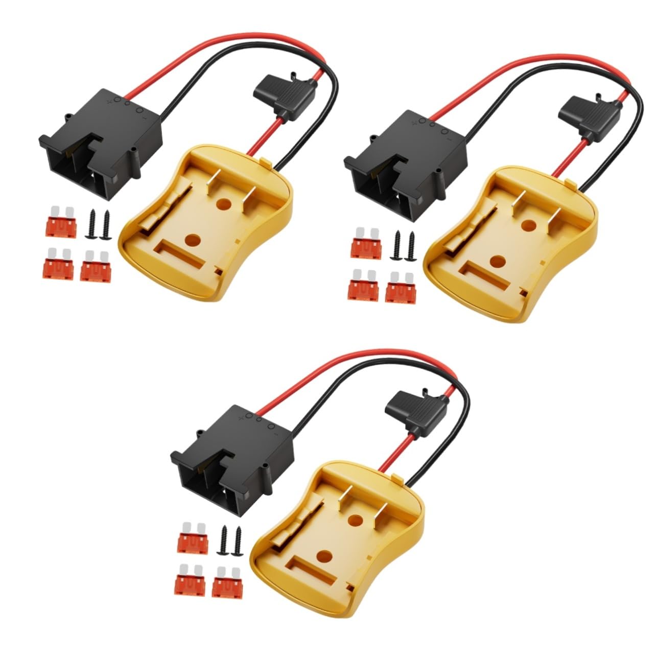 Hemobllo 3pezzi Adattatore Alimentazionper Giocattoli Rc Connettorper Batterie Compatibile Elettrici e Giocattoli Elettrici Per e