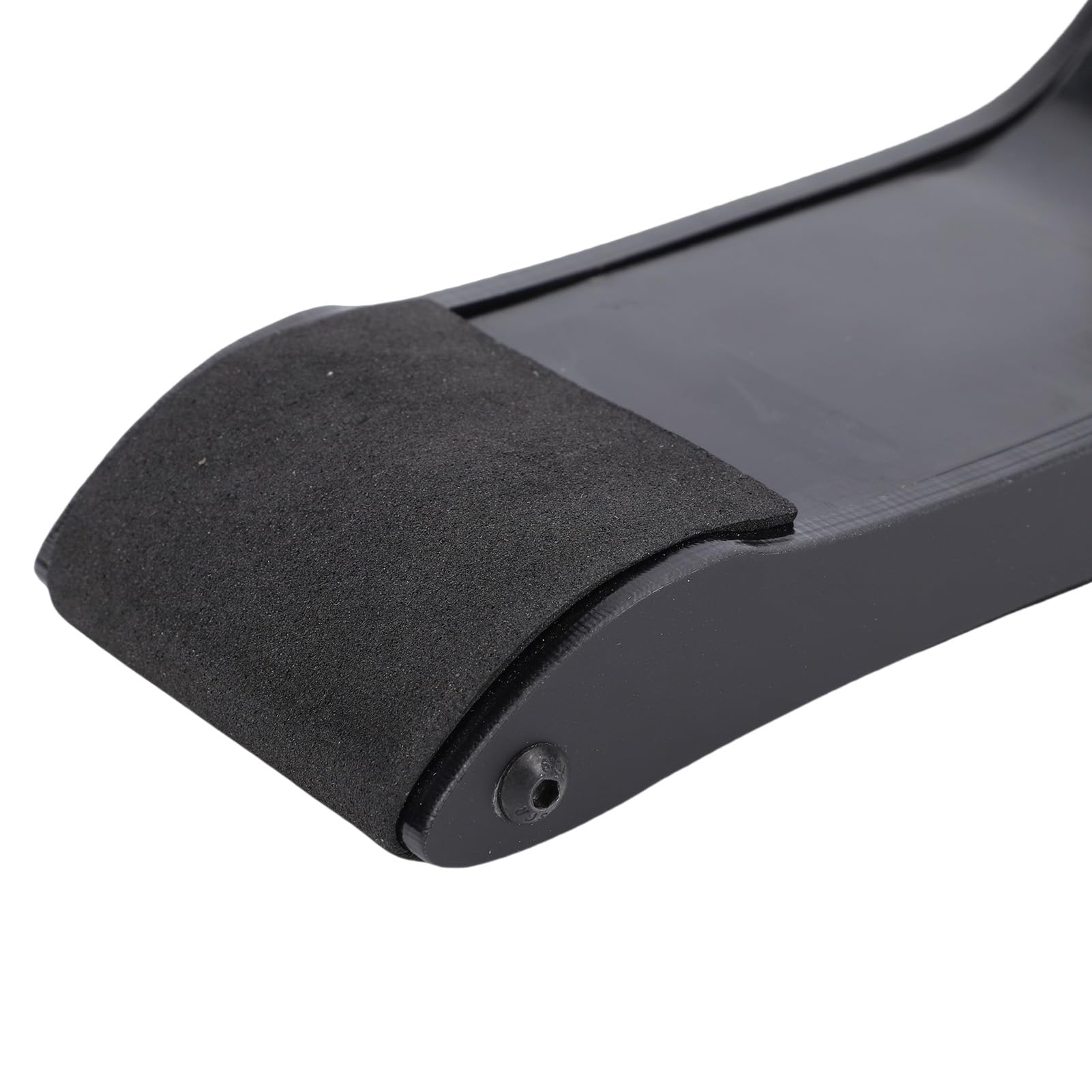 Jeffergarden Supporto per Chitarra Elettrica con Morsetto in Acrilico e Cuscinetti in Spugna Rack Verticale Altezza Regolabile 6 Posizioni per Poggiagambe da 35-55 mm Nero