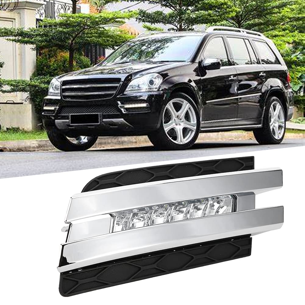 Cocoarm Światła do Jazdy Dziennej LED ABS Lampa do Jazdy Dziennej Samochodu 5000 8000 K DC12V Wodoodporna, Odporna na Wstrząsy Mała Moc dla GL450 X164 2006 2009