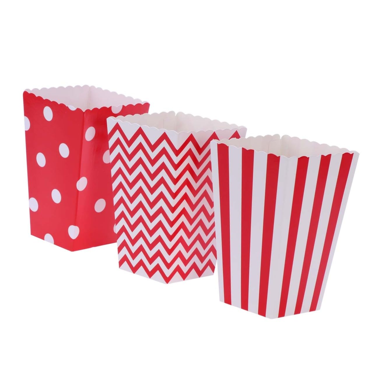 KICHOUSE Popcorn 30 Pack Chicken Rice Flower Cardboard Boxes Snack Container for Birthdays Baby Showers Graduations