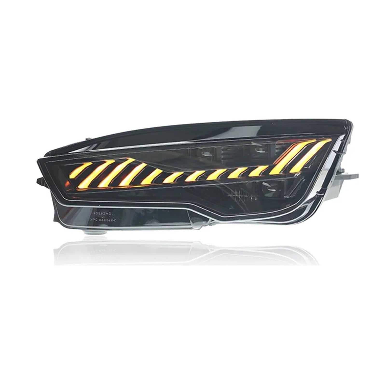 Luci Anteriori per Auto per Audi A7 Gruppo fari 2011-2018 Stile RS7 aggiornato Luci diurne a LED con indicatori di direzione dinamici (- Anno)