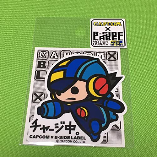 ロックマン チャージ中 ステッカー B-SIDE LABEL カプコン ロックマン チャージ中 ステッカー B-SIDE LABEL カプコン