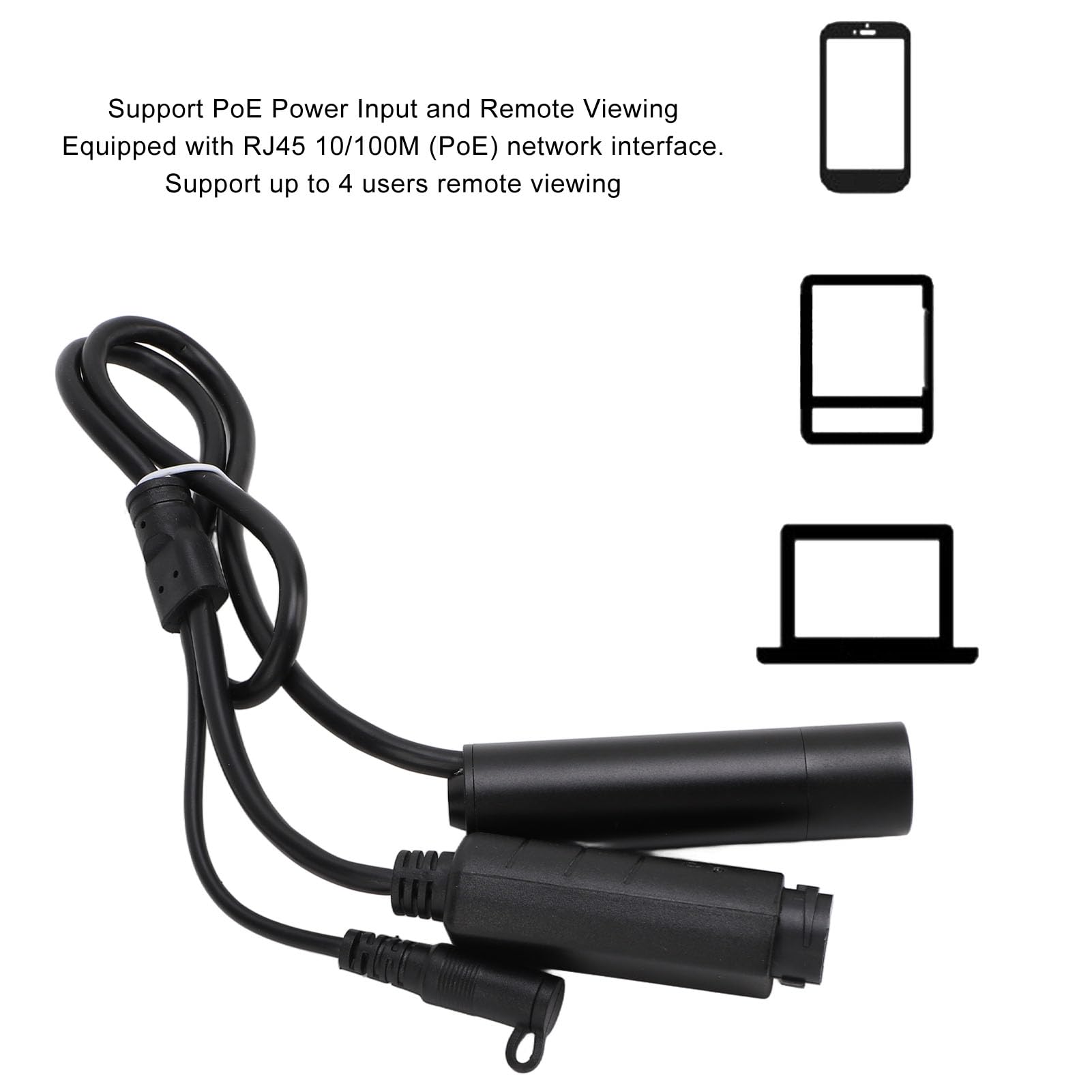 XUMIUZIY 1080P IP POE Camera, 2MP Mini IP IR Camera, APP Remote Monitoring Motion Detection IP66 Waterproof CCTV Security Camera for Indoor Outdoor