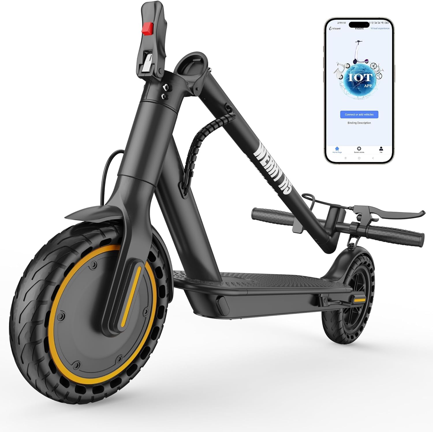 WERHY H5 Black Electric Scooter