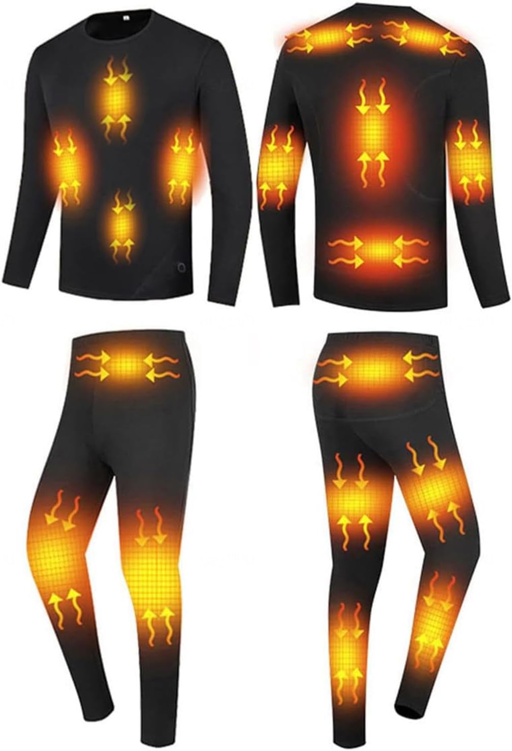 ひだまり・Mサイズ✨タイツ 防寒インナー 前開き あったか肌着 3重袖