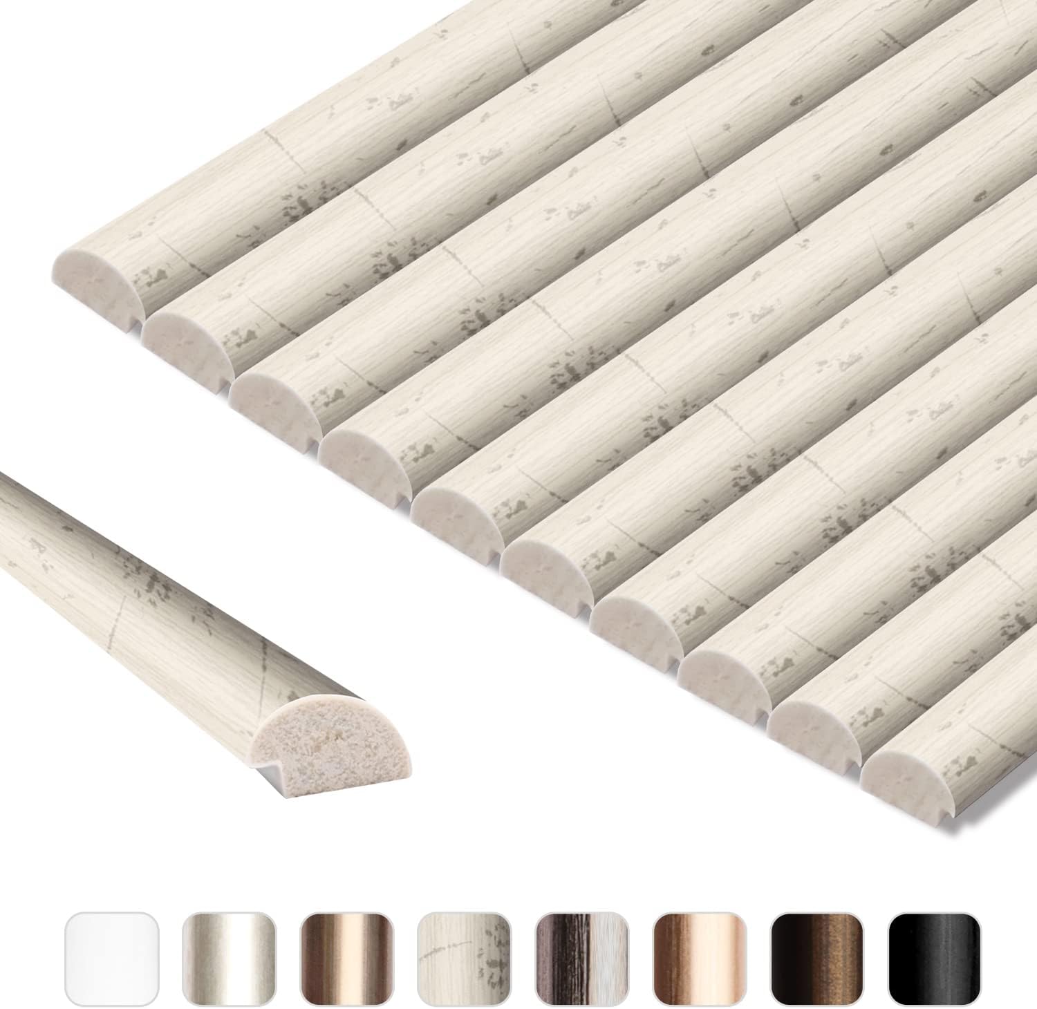 STICKGOO Hexagon Peel and Stick Backsplash Tile & No SelfAdhesive Tile